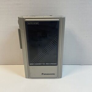 Panasonic Cassette Recorder OS Silver RQ-340 Vintage Mini Handheld Voice